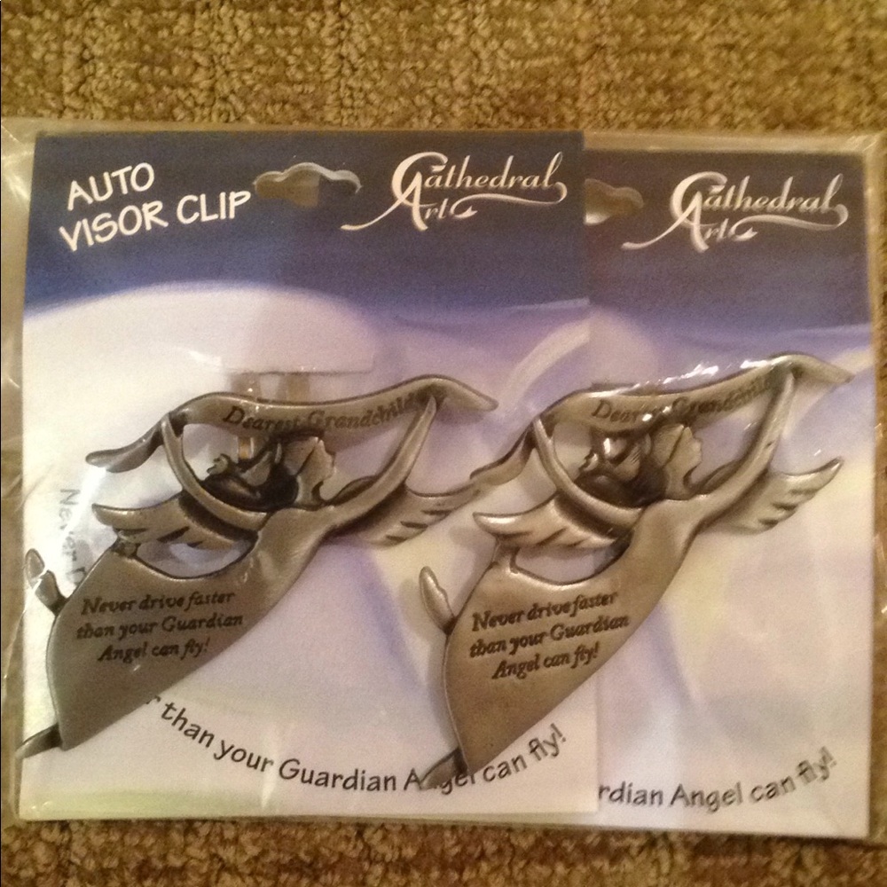 Guardian Angel Visor Clip for Grandchild